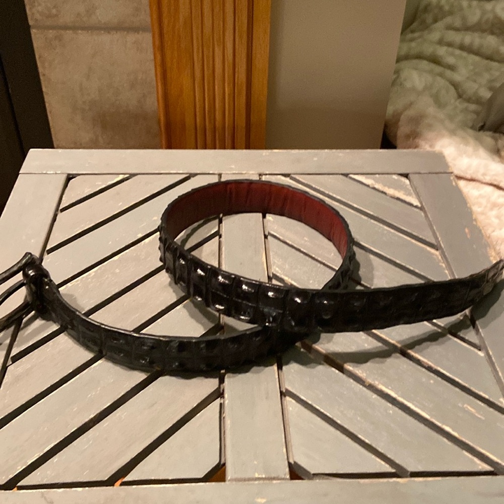 J.L Powell crocodile belt